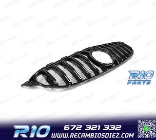 PARRILLA MERCEDES W205 18-21 LOOK SPORT NEGRO BRILLO
