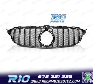 PARRILLA MERCEDES W205 18-21 LOOK SPORT NEGRO BRILLO