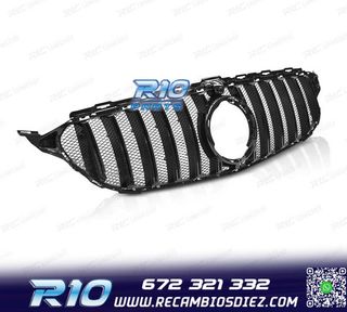 PARRILLA MERCEDES W205 18-21 LOOK SPORT NEGRO BRILLO