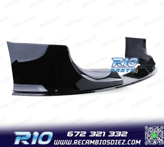 SPOILER LIP BMW E60 E61 03-10 LOOK M PERFORMANCE NEGRO BRILL