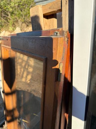 Ventanas 5 hojas madera  de roble