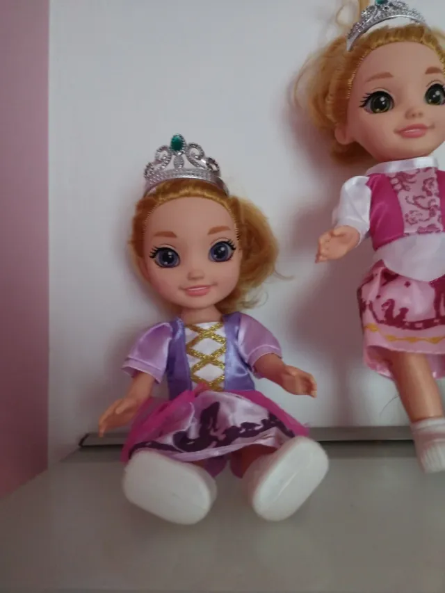 Lote 3 Muñecas Princesas con Corona