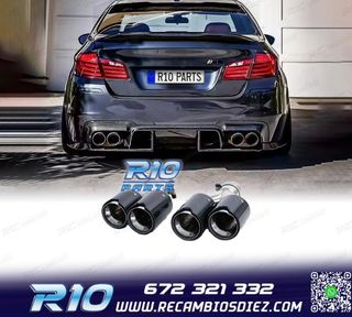 COLAS ESCAPE BMW LOOK M PERFORMANCE CROMO CARBONO
