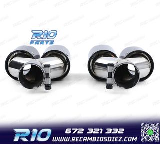 COLAS ESCAPE BMW LOOK M PERFORMANCE CROMO CARBONO