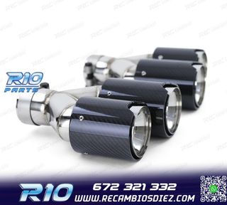 COLAS ESCAPE BMW LOOK M PERFORMANCE CROMO CARBONO