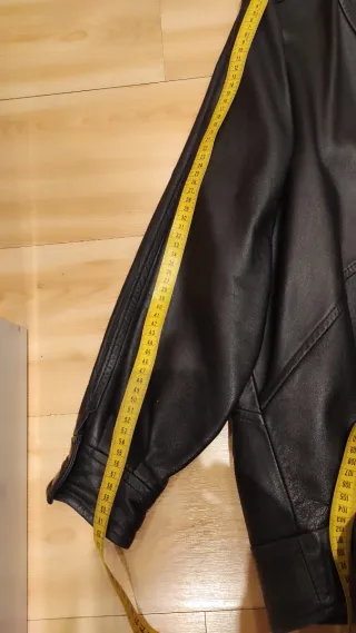 Cazadora bomber cuero vintage tendencia total