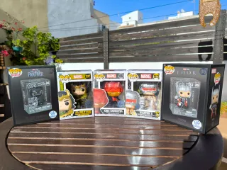 Funko Pop Marvel: Black Panther, Loki, Daredevil,