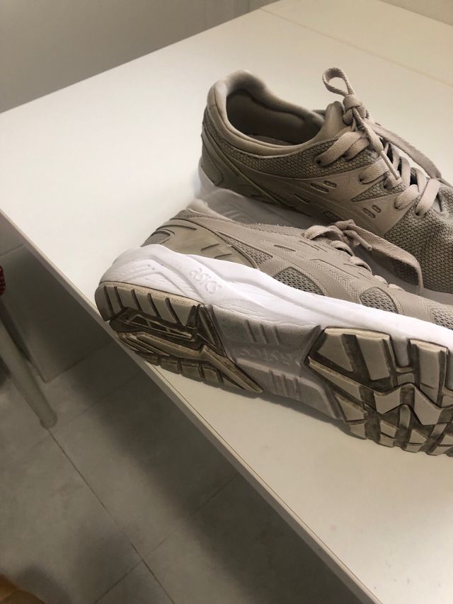 Zapatillas Asics Mujer Talla 38 Beige