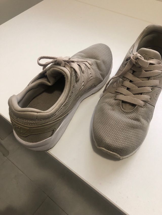 Zapatillas Asics Mujer Talla 38 Beige