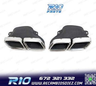 COLAS ESCAPE PARA MERCEDES CLASE GLC X253 CROMO