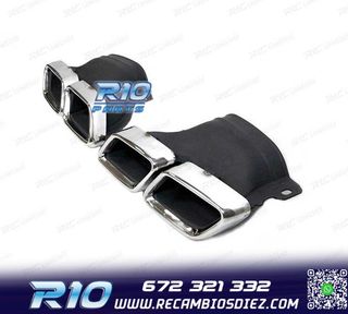 COLAS ESCAPE PARA MERCEDES CLASE GLC X253 CROMO