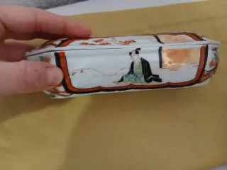 Caja porcelana Japón China imari antigua pintada