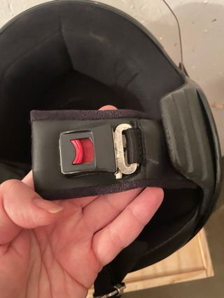 Casco  Mujer Moto Hèlix Negro