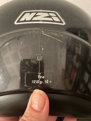 Casco  Mujer Moto Hèlix Negro