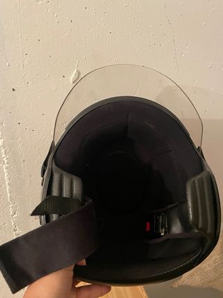 Casco  Mujer Moto Hèlix Negro