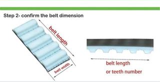 Correa Dentada Trapezoidal