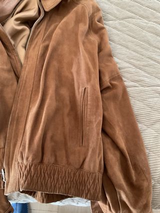 Chaqueta de piel marrón. buen estado. Peletería