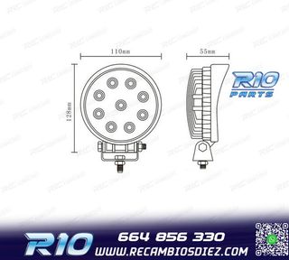 FOCO LED 42W COCHE, CAMION, QUAD O MOTO