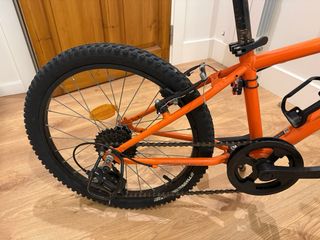 Bicicleta infantil Rockrider 20 naranja