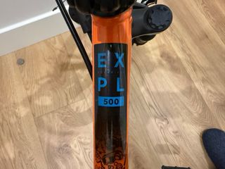 Bicicleta infantil Rockrider 20 naranja