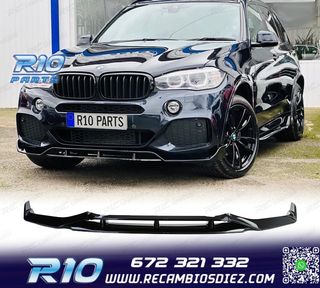SPOILER LIP PARA BMW X5 F15 12-18 LOOK M PERFORMANCE NEGRO B