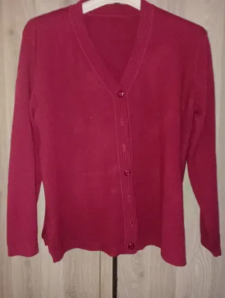 Cardigan donna colore fucsia