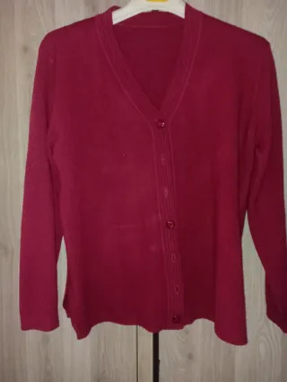 Cardigan donna colore fucsia