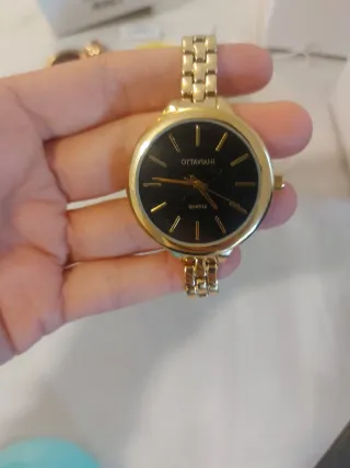 Orologio donna Ottaviani oro nero