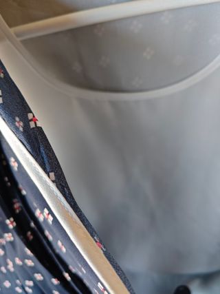 Camisa blanca azul talla L mujer Merletti tirantes