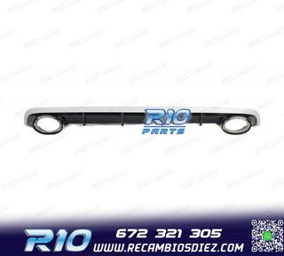 DIFUSOR AUDI A6 4G 11-14 LOOK RS + COLAS DE ESCAPE