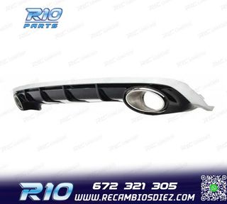 DIFUSOR AUDI A6 4G 11-14 LOOK RS + COLAS DE ESCAPE