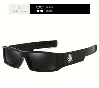 Gafas de sol Gfota negras diseño único