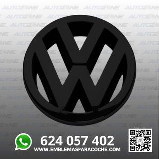 Emblema frontal Volkswagen negro frontal V-070