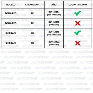 Emblema frontal Volkswagen negro frontal V-070