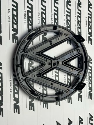 Emblema frontal Volkswagen negro frontal V-070