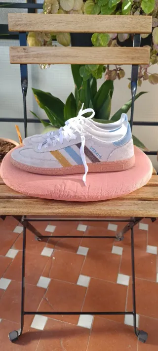 Adidas Spezial Blancas Tiras Multicolor