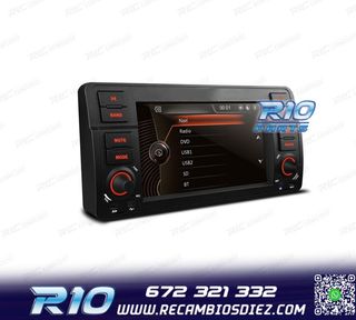 RADIO NAVEGADOR 7" PARA BMW SERIE 3 E46 98-06 USB GPS TACTIL