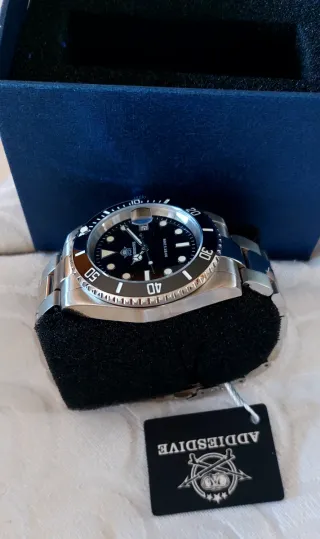 Reloj Pagani Design Hombre Negro/Plata