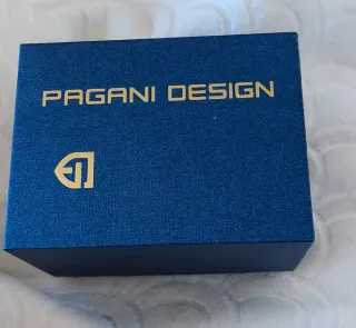 Reloj Pagani Design Hombre Negro/Plata