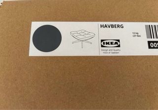 Reposapiés HAVBERG Lejde gris/negro