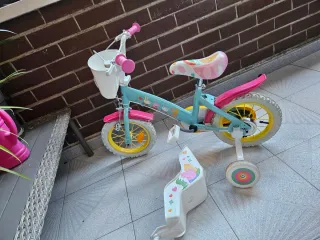 Bicicleta infantil Peppa Pig 12 pulgadas