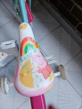 Bicicleta infantil Peppa Pig 12 pulgadas