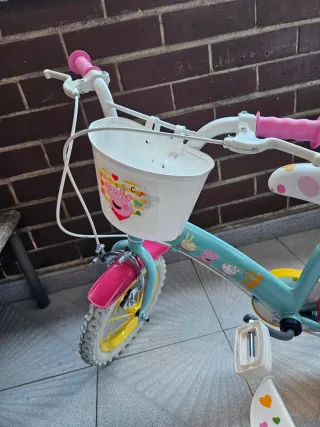 Bicicleta infantil Peppa Pig 12 pulgadas