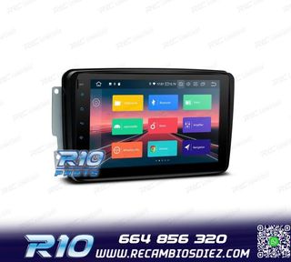 RADIO GPS ANDROID 12 PARA MERCEDES VIANO VITO C W203 A W168