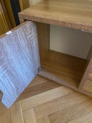 Estantería madera y metal