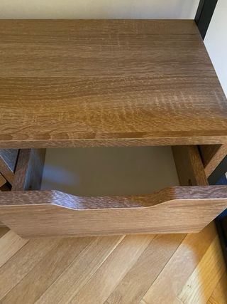 Estantería madera y metal