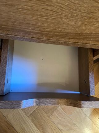 Estantería madera y metal