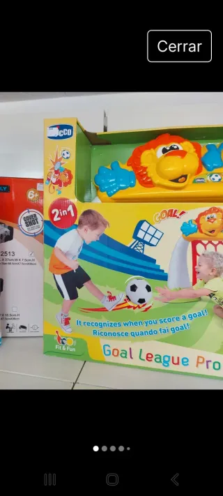 Portería Bebé Gol League Pro Chicco