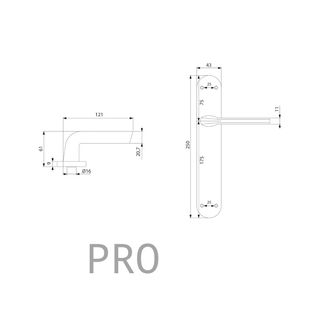 Manetas para puertas Emuca
