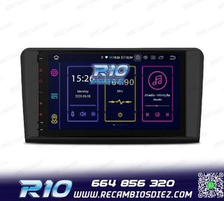 RADIO GPS ANDROID 10 PARA MERCEDES W164 X164 ML 05-12 GL 06-